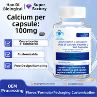 Capsules de vitamine D3 au calcium en gélules molles OEM – Complément de vitamine D pour une meilleure densité osseuse