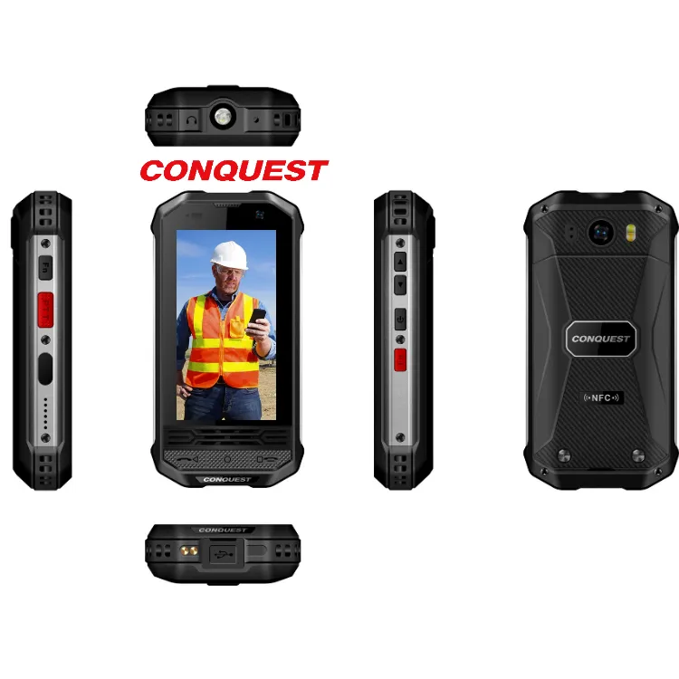 3インチの頑丈なスマートフォンAndroid123 32GB3プルーフ携帯電話IP68防水および防塵指紋