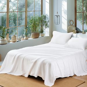 Sang trọng bạch đàn <span class=keywords><strong>Tencel</strong></span> tinh khiết siêu mềm mại và thoáng khí <span class=keywords><strong>Tencel</strong></span> tấm ga trải giường thiết lập - Product Image 5