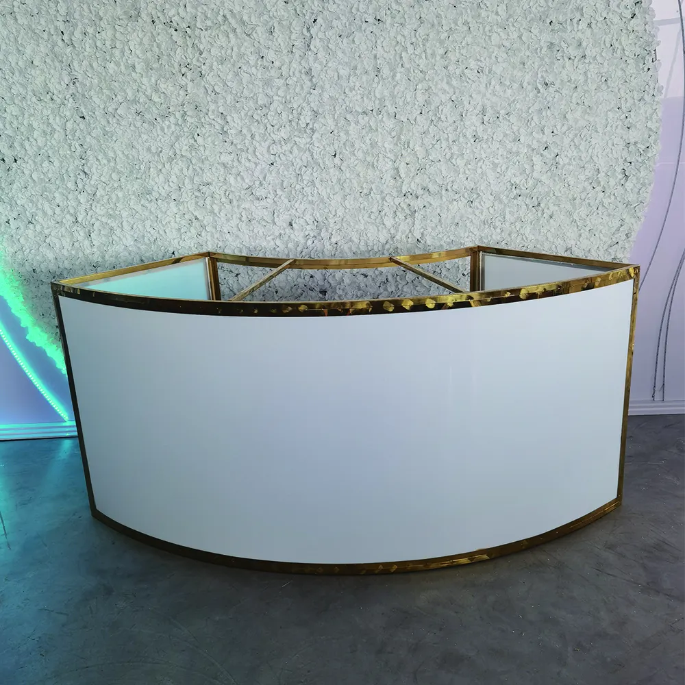 Современный популярный белый барный стол с стулом мебель для невесты и жениха для свадебного декора идеально