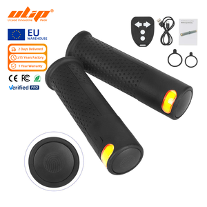 Turn Signal Handle Grips for M365 G30 Electric Scooter Safety Light Grips Remote <b>Control</b> <b>USB</b> Rechargeable Signal Light Handlebar - Product Image 1
