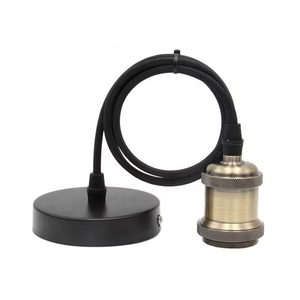 Bán buôn Retro E27 mặt dây đèn chủ với kim loại giữ đèn giữ đèn Đèn chùm bóng đèn - Product Image 1