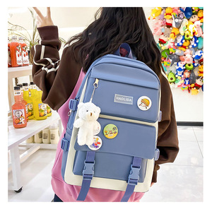 Mochila Escolar Rosa de Moda, Juego de Mochilas de 5 o 4 Piezas para Mujer Estudiante - Product Image 5
