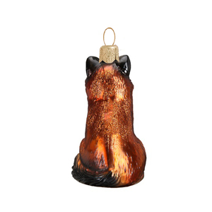Adorno de zorro de cristal hecho a mano personalizado para decoraciones de árboles de Navidad - Product Image 2