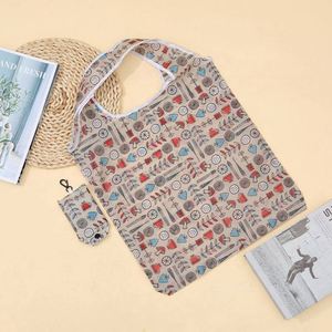 Bolsa de Compras Plegable de Poliéster RPET 190T con Logotipo Personalizado, Bolsa de Supermercado Reutilizable Ecológica - Product Image 4