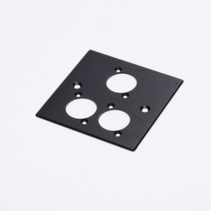 Panneau audio XLR 86x86mm à montage mural, prise multimédia pour câble audio-vidéo - Product Image 2