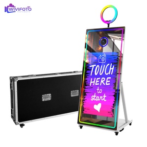 Nouvelle machine photomaton numérique portable à écran tactile, miroir magique, <span class=keywords><strong>appareil</strong></span> photo selfie, imprimante, compatible avec les appareils <span class=keywords><strong>reflex</strong></span> - Product Image 4