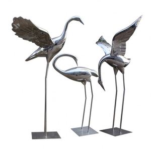 Sculpture murale en acier inoxydable personnalisée et créative, décoration intérieure pour la maison, le <span class=keywords><strong>salon</strong></span>, l'hôtel, sculpture murale en métal - Product Image 1
