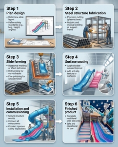 Structure de <span class=keywords><strong>jeu</strong></span> intérieure tout-en-un multi-niveaux avec toboggan en spirale extrême pour grand parc d'attractions et centre de divertissement familial - Product Image 4