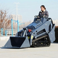 Mini-chargeuse sur chenilles compacte Kubota Diesel V1100 avec garantie d'un an pour l'agriculture et la construction