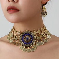 Ensemble de bijoux pour fête de mariage et de fiançailles, design XOXO, plaqué or, alliage de zinc, collier, boucles d'oreilles, bague, bracelet, multi-pièces