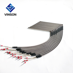 וינסון L צורת מחסנית מחמם 110V 220V 400W 500W מוט חימום אלמנט עם מתכת צמת עופרת חוט - Product Image 2