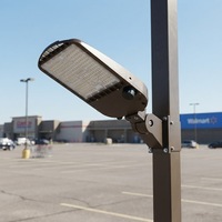 Luminaire LED pour parking ETL DLC 150W 300W, 150LM/W, type Shoebox, montage encastré pour concessionnaires automobiles et routes