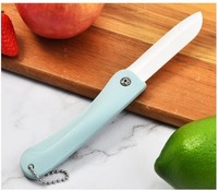 Lichtgewicht keramisch schilmesje met kunststof handvat - moeiteloos fruit & groente schillen en snijden - compact keukenhulpmiddel