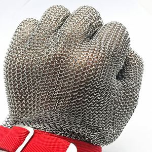 <span class=keywords><strong>Gants</strong></span> résistants aux coupures en acier inoxydable 316 de qualité supérieure, norme ANSI A9, pour l'industrie de la transformation de la viande - Product Image 6