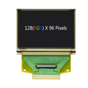 หน้าจอ OLED สีเต็มรูปแบบขนาด 1.27 นิ้ว 128x96 โมดูลหน้าจอ OLED ขนาดเล็ก 65K 30 พิน RGB SSD1351 <span class=keywords><strong>3</strong></span>-/4-wire SPI I2C AMOLED - Product Image 2