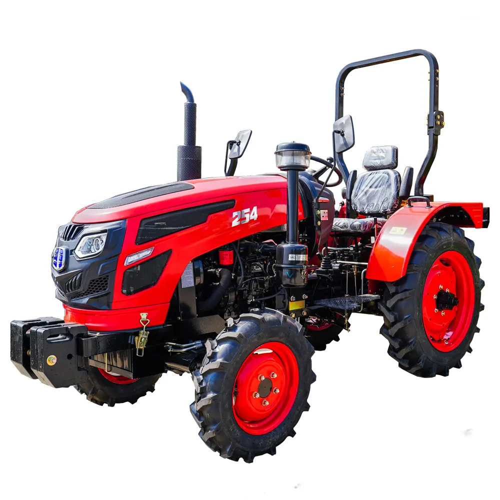 Nhỏ Máy Kéo 25 30 35 40 45 50 60 Hp 4 Wheel Drive 4wd Farming Nông Nghiệp Nhỏ Gọn Diesel Trang Trại Tractores Agricolas Máy Kéo