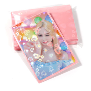 Fundas de tarjeta de holograma personalizadas Prismatic Defender Photo Cover Bunny <span class=keywords><strong>Anime</strong></span> Art Card Protector manga para TCG MTG Poke-mon Yugi-oh - Product Image 1