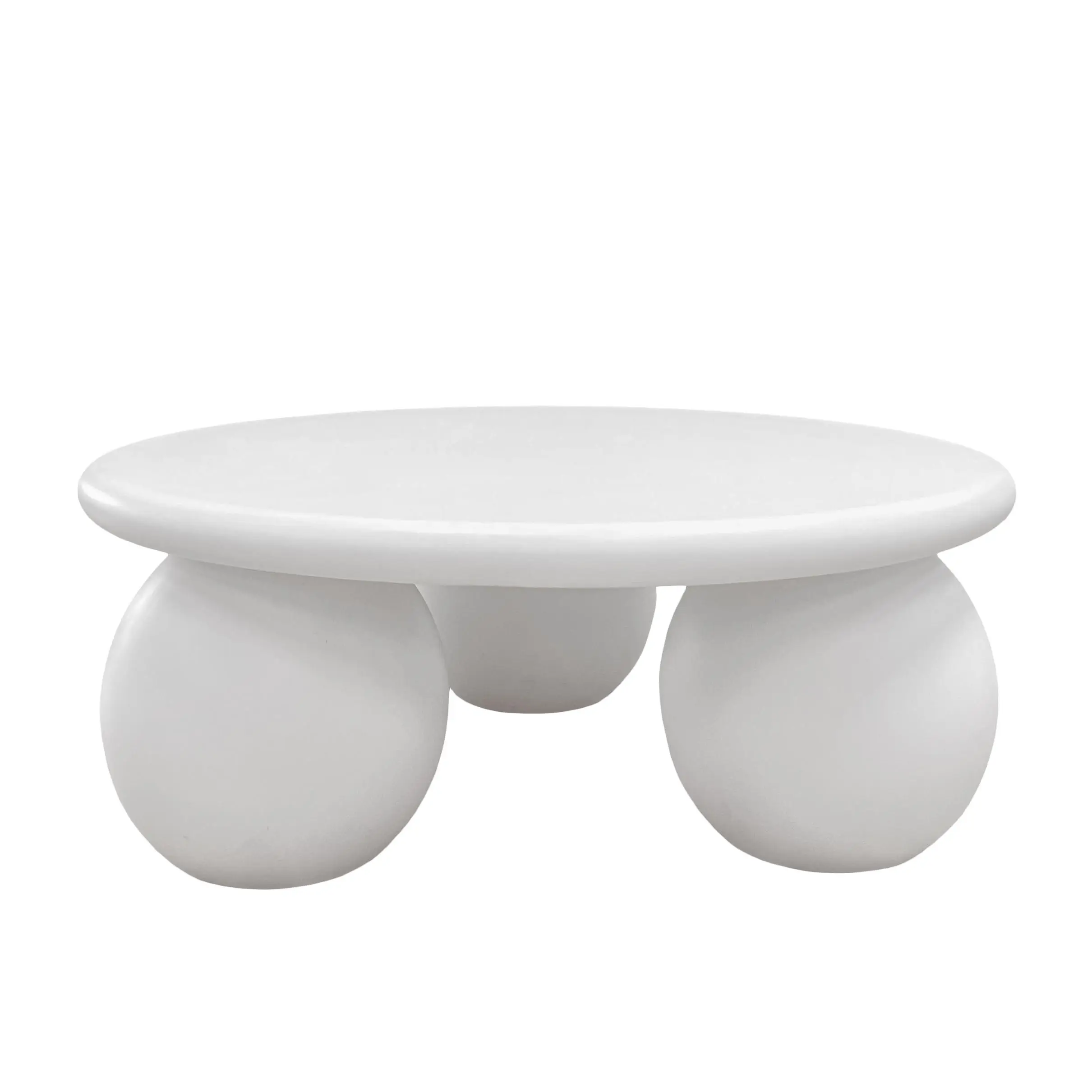 High Quality Handicraft From Vietnam Round Concrete Coffee Table Round Concrete Outdoor Furniture From Vietnam