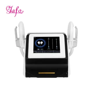 LF-449B Offre Spéciale Emslim RF 2 poignées stimulateur musculaire ems/hiemt rf pro bâtiment musculaire de machine portable