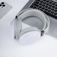 Système complet de disco silencieuse à 3 canaux, casque sans fil à LED, bundle de fête silencieuse, écouteurs et émetteur de disco silencieuse