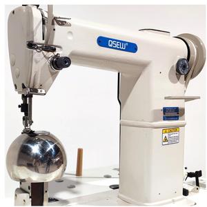 Máquina de coser pelucas de aguja única QS-810-JF con gancho grande y puntada de pespunte para la fabricación de pelucas - Product Image 1