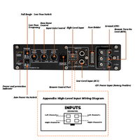Subwoofer de voiture sous siège 10 pouces, bobine simple, boîtier en aluminium, 12V, actif, universel, ultra-fin, mono, 300W RMS
