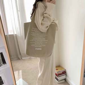 Sac fourre-tout réutilisable en toile pour femme, pliable, avec poignées en corde de coton, fermeture éclair, sacs de courses avec logo personnalisé, vente en gros - Product Image 4