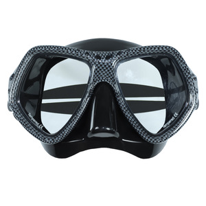 Masque de plongée à double lentille en verre trempé anti-buée pour sports nautiques pour adultes - Product Image 1