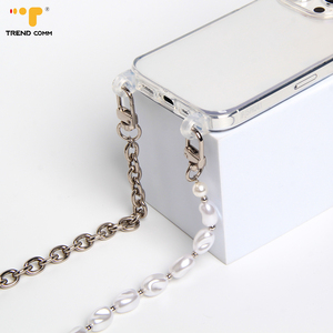 Nouvelle tendance : Porte-clés pour coque de téléphone portable, sangle de téléphone portable en métal robuste, cordon de qualité avec perles et chaîne. - Product Image 5