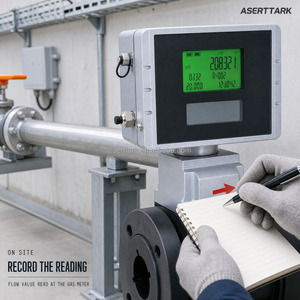 Débitmètre ultrasonique MT100UMA pour gaz naturel et air, technologie allemande, 1 % de précision, rapport 100:1, installation horizontale ou verticale - Product Image 3