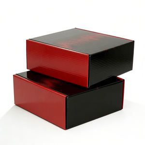 Boîte d'emballage cadeau en carton ondulé personnalisée, réutilisable, estampée, gaufrée, imprimée en UV - Product Image 3