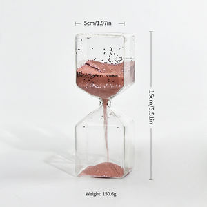 Haut niveau d'apparence Sequin Non-timing <span class=keywords><strong>sablier</strong></span> carré Design anti-Stress <span class=keywords><strong>magique</strong></span> créatif décoration de la maison - Product Image 3