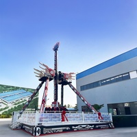 Équipement de parc d'attractions BestonRides, grands jeux de balançoire palpitants, aire de jeux de fête foraine, balançoire à 360 degrés en plein air à vendre