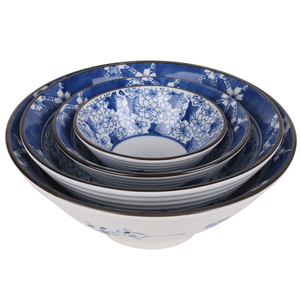 Ensemble de bols à mélanger en céramique et porcelaine écologiques pour la cuisine japonaise et coréenne, parfaits pour les fêtes, pour ramen, nouilles udon, fruits de mer et riz - Product Image 2
