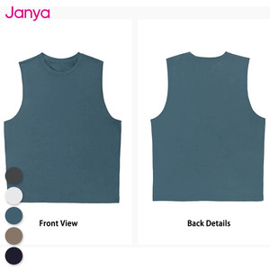 Débardeur de sport Janya pour <span class=keywords><strong>homme</strong></span> en Spandex et Polyester, coupe ajustée, idéal pour la course et la gym, personnalisable par sublimation avec logo, style débardeur musculaire - Product Image 5