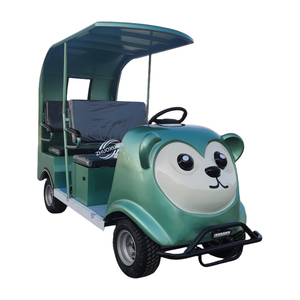 Chariot de patrouille de sécurité semi-fermé à trois rangées et 8 places, robuste, non motorisé, pour aéroports, gares et visites de sites - Product Image 2