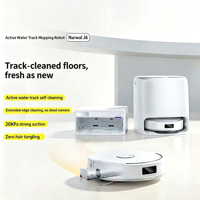 Robot Vacuum Cleaner Yunji J6 Motor Tanpa Sikat Daya Hisap 3000Pa Pencuci Lantai dengan Sistem Air Langsung All-in-One Menyapu Mengepel Otomatis