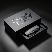 Boîte de présentation de luxe personnalisée pour drone, en carton kraft écologique, emballage de transport pour quadricoptère, commande en gros acceptée, directement de l'usine