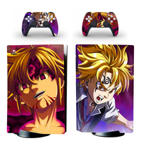 Autocollant personnalisé en vinyle pour la console PS5 (version disque et numérique) et la manette de jeu – Décoration