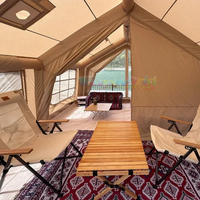 Tente d'air pour chambre à coucher extérieure 4 saisons Tentes confortables Camping En Plein Air Noir Grandes tentes gonflables pour le camping