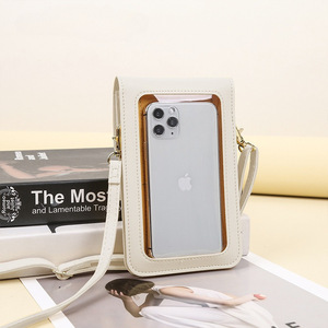 Borsa Impermeabile in PU per <span class=keywords><strong>Telefono</strong></span>, Unisex, <span class=keywords><strong>Porta</strong></span> Carte e Contanti, Tracolla, Portafoglio con Schermo Touch, Vendita all'Ingrosso - Product Image 5