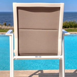 Juego de Muebles de Jardín de Lujo de Alta Gama en Aluminio para Exteriores con Mesas <span class=keywords><strong>y</strong></span> Sillas de Patio Apilables de Diseño para <span class=keywords><strong>Terraza</strong></span> <span class=keywords><strong>y</strong></span> Zonas de Descanso - Product Image 5
