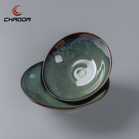 6/8/9 Zoll reaktive Glasur Farbe Salatschüssel klassisches Design Ramen Nudelschale Suppe Keramik Schüssel Geschirr Set für den heimgebrauch