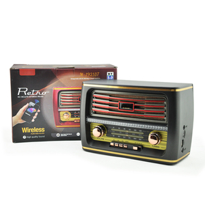 <span class=keywords><strong>M</strong></span>-1921BT Meier Old Retro Radio AM FM SW de type punk en forme de téléviseur, barre de son multifonctionnelle émotionnelle en bois massif, haut-parleur audio - Product Image 5