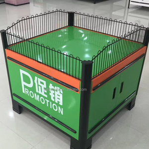 超市电线促销桌架倾卸箱展示架 - Product Image 2