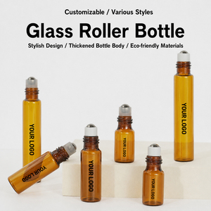 Listo para Enviar: Envase de Vidrio Ámbar Esmerilado y Transparente de 3ml, 5ml, 10ml con Rodillo para Aceites Esenciales y Perfumes - Product Image 1