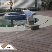 Tarima de Jardín 3D en Relieve de WPC, Fácil de Instalar, Anti-UV, Impermeable, de Alta Resistencia, Antideslizante, Probada para Exteriores