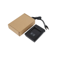 Lector y Grabador de Tarjetas RFID de 125Khz con Interfaz USB y Puerto Serie, Material ABS, Software Gratuito, Grabador de Microchip Animal FDX-B de 134.2Khz