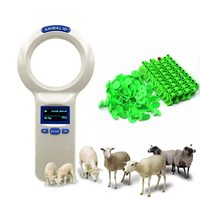 Escáner de Microchip y Etiquetas para Animales Portátil, Respuesta Rápida, Bajo Consumo de Energía, para Trabajo de Campo, Lector LF de 134.2khz